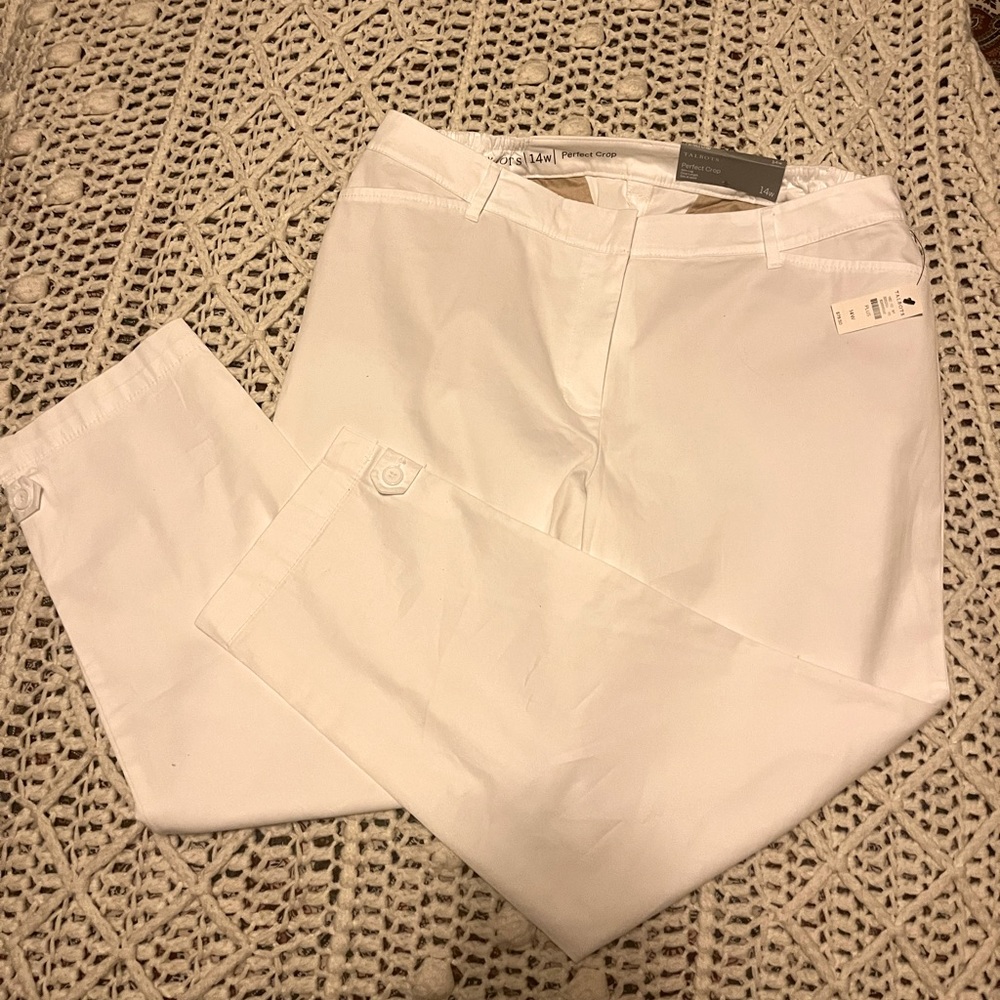 Talbots nwt crop